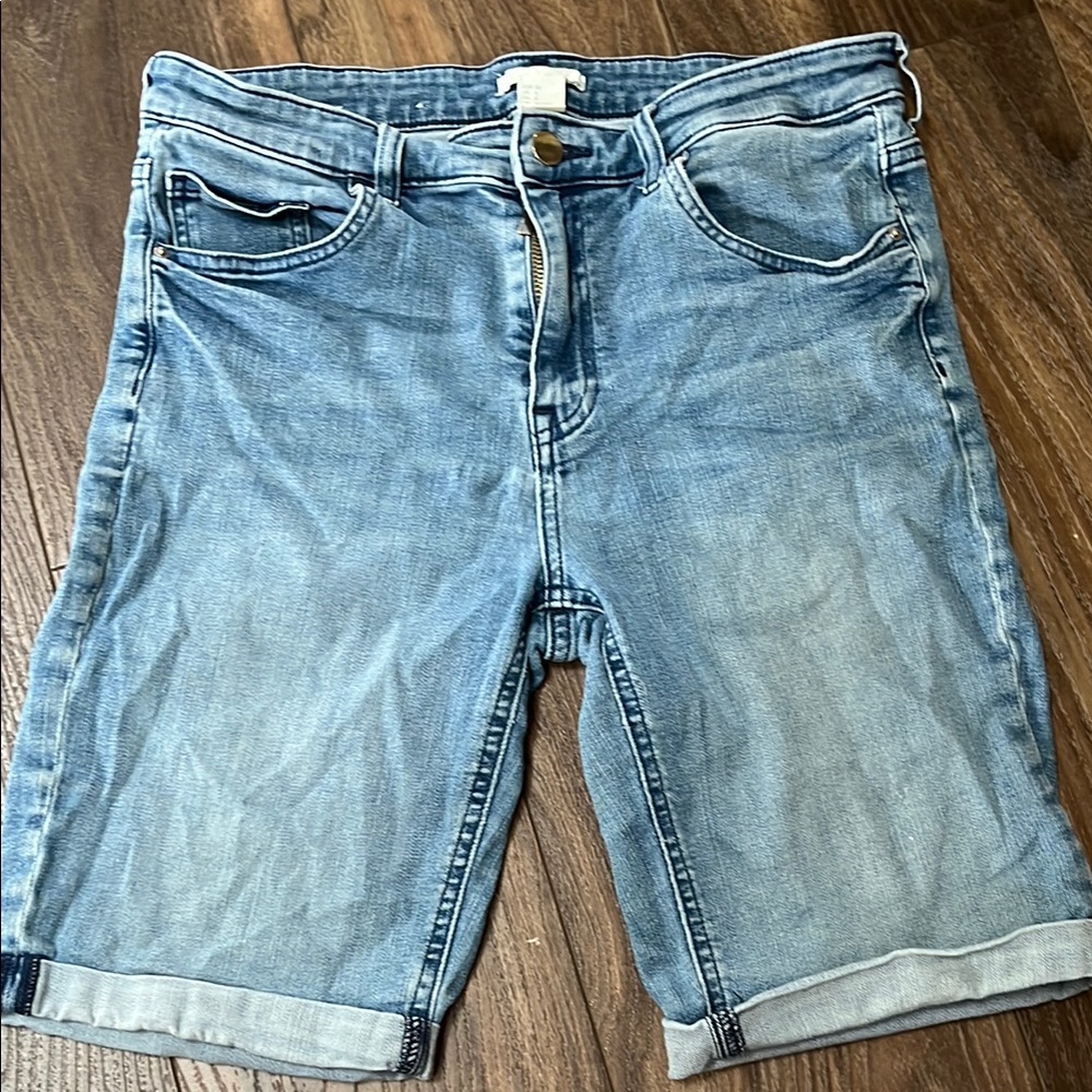 H&M Blue Denim Shorts
